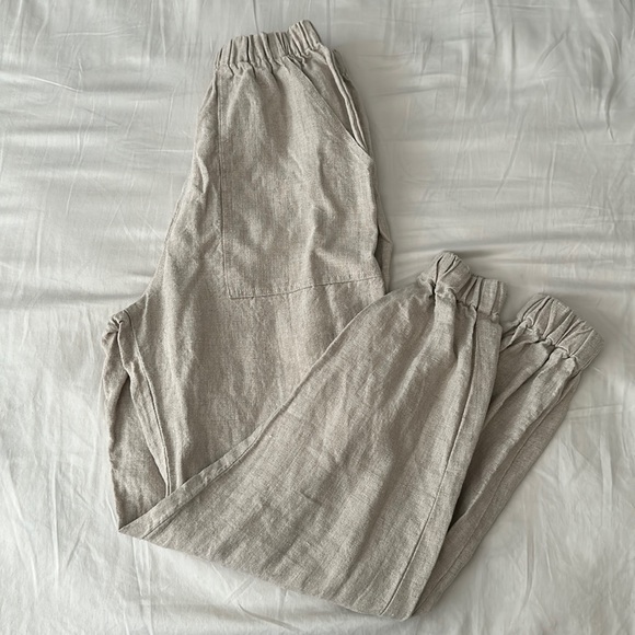 Hackwith design house pants casual size XS linen - Picture 1 of 5